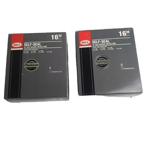 2 X New Bell Self Sealing Bicycle Tube 16"